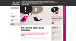 Desktop Screenshot of jackamans.co.uk